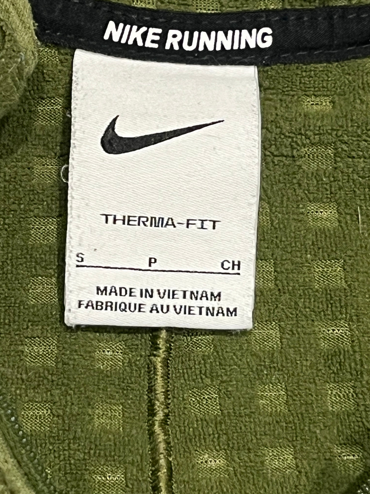 Green Nike Men’s Therma Fit 1/4 Zip Running Top